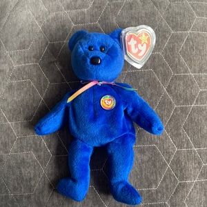 Ty Beanie Babies Clubby Bear Stamped